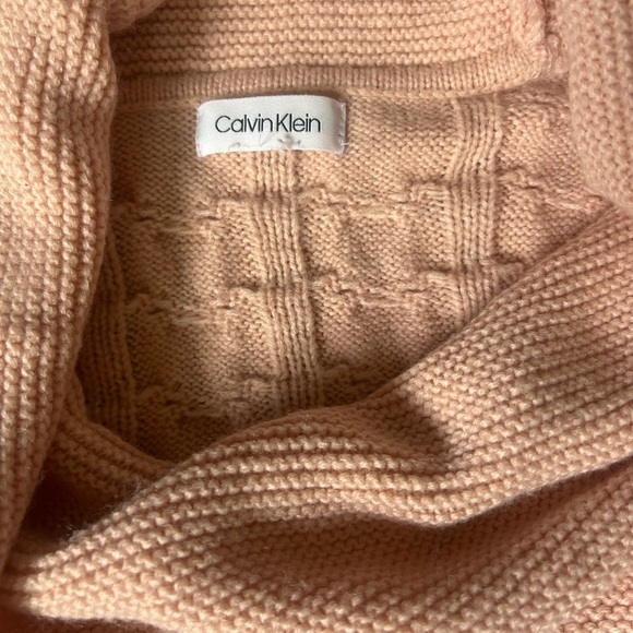 Calvin Klein Pink Cowl Neck Sweater - Picture 3 of 5